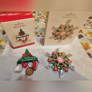 Two Hallmark Keepsake Ornaments